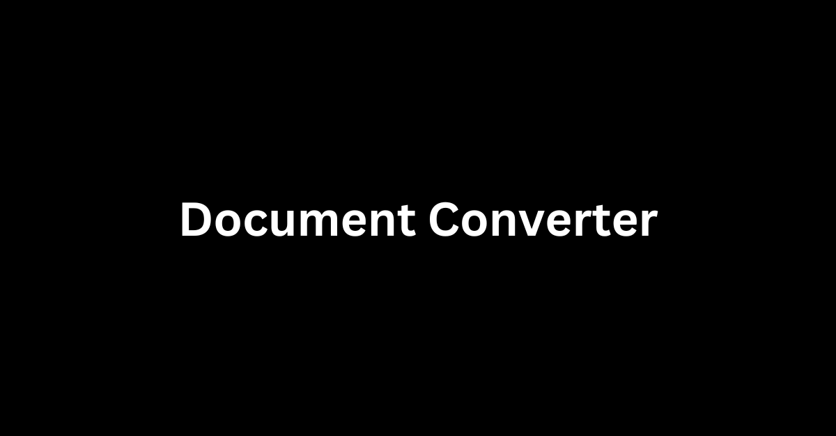 Document Converter